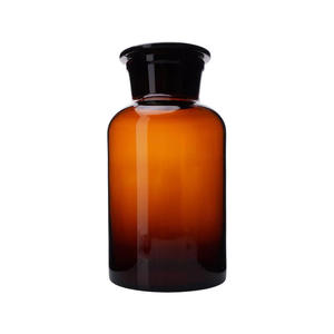 Flacon de réactif en verre borosilicaté de haute qualité, à joint taillé, dépoli, transparent, pour stockage de solvants de laboratoire, à large ouverture ou à col étroit - Product Image 6