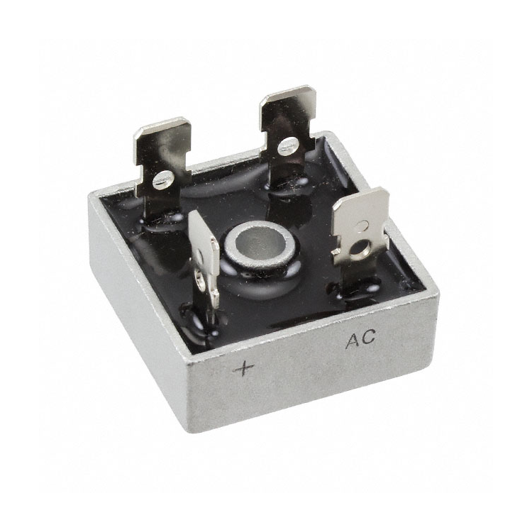 KBPC25005-G одиночной фазы Стандартный с алюминиевой крышкой, 50В QC терминал kbpc диодный мост выпрямителя диоды для подавления переходных скачков напряжения