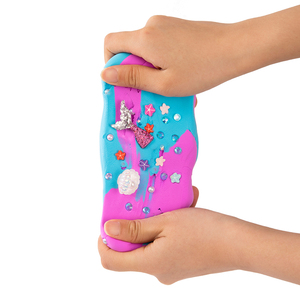 Hot Sale Ice Cream Ocean Butter Slime <b>Set</b> Stretch Scented Playdough 2 Color Slime with Starfish Charms for Kids - Product Image 2
