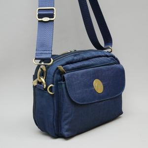 Nuevo diseño Nylon Correa de hombro larga Multi-compartimentos Peso ligero AZUL PROFUNDO Bolsas de mensajero unisex - Product Image 2