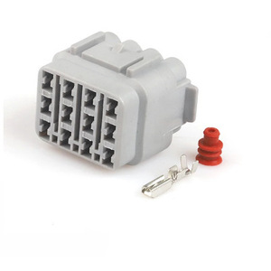 Conector Automotriz de 12 Posiciones, Plástico Gris, IP20, Macho y Hembra, para Uso en Automóviles - Product Image 2