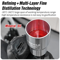 Huile minérale pour freins à disque hydrauliques de vélo LEBYCLE, liquide de frein, lubrifiant d'entretien, formule anti-usure et stable