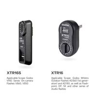 Godox XT16 2.4G Déclencheur Flash sans fil pour X1C X1N AD360 DE QT DP QS GS GT Series