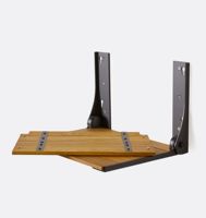 Siège de douche pliable en bois, monté au mur, siège de douche rabattable, banc de douche pliable