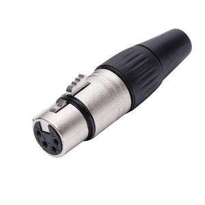 <b>XLR</b> 4 Pin Female Connector Audio <b>Microphone</b> Plug Balanced 4 Core <b>Cable</b> Adapter For Mixer Equipment - Product Image 3