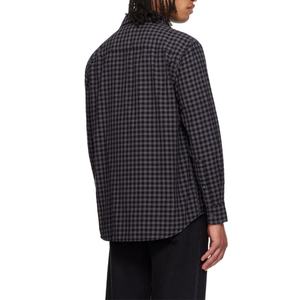 Camisa de Franela a Cuadros Casual para Hombre, Manga Larga, Diseño de Algodón, Cierre de Botones, Corte Holgado y Transpirable - Product Image 3