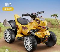 Nouvelle voiture de dinosaure à batterie pour enfants/voiture ATV électrique à quatre roues pour enfants de 2 à 6 ans