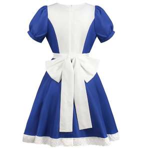 Ecowalson Anime Alice princesa vestido mucama <span class=keywords><strong>delantal</strong></span> vestido juego Madness Returns Alice Cosplay disfraz para mujeres niñas FIESTA <span class=keywords><strong>DE</strong></span> Halloween - Product Image 4