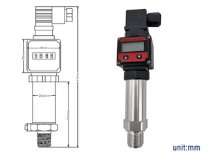 Transmetteur de pression de circuit numérique intelligent haute précision et compact pour l'industrie du gaz naturel - Product Image 6