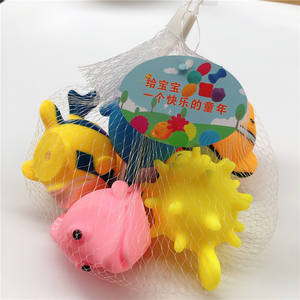 Juguetes de Baño de Vinilo con Forma de Animales Marinos, Juguetes de Ducha para Bebés, Juguetes Flotantes para la Bañera, Juguetes Educativos para Niños - Product Image 2