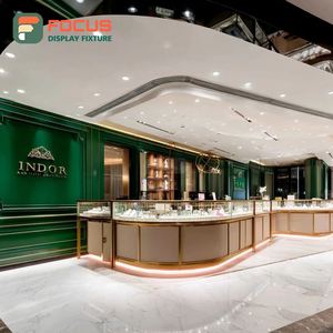 Sistema de Exhibición Minimalista para Joyería, Panel de Vidrio Templado, Vitrina para Espacio de Boutique - Product Image 2