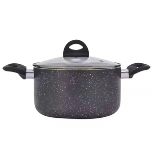 Forged Aluminum Alloy Saucepot Hot Sale Marble Coating Casserole Sauce <b>Pot</b>, High Quality Stock <b>Pot</b> Hot Selling <b>Pot</b> - Product Image 1