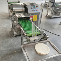 Machine à rouleaux de pâtes (skins) de qualité alimentaire 304, directement de l'usine, pour la transformation de snacks