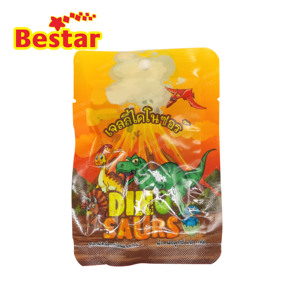 Vente en gros de bonbons gommeux de dinosaure 4D, gélatine saine dessin animé de dinosaure, gelée de bonbons, bonbons gommeux remplissage de confitures, jouets de bonbons gommeux - Product Image 2