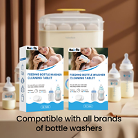 Nettoyant pour biberon de lait d'enfant élimine les taches Comprimés de nettoyage solides adaptés à l'alimentation Lave-biberon Produits chimiques ménagers