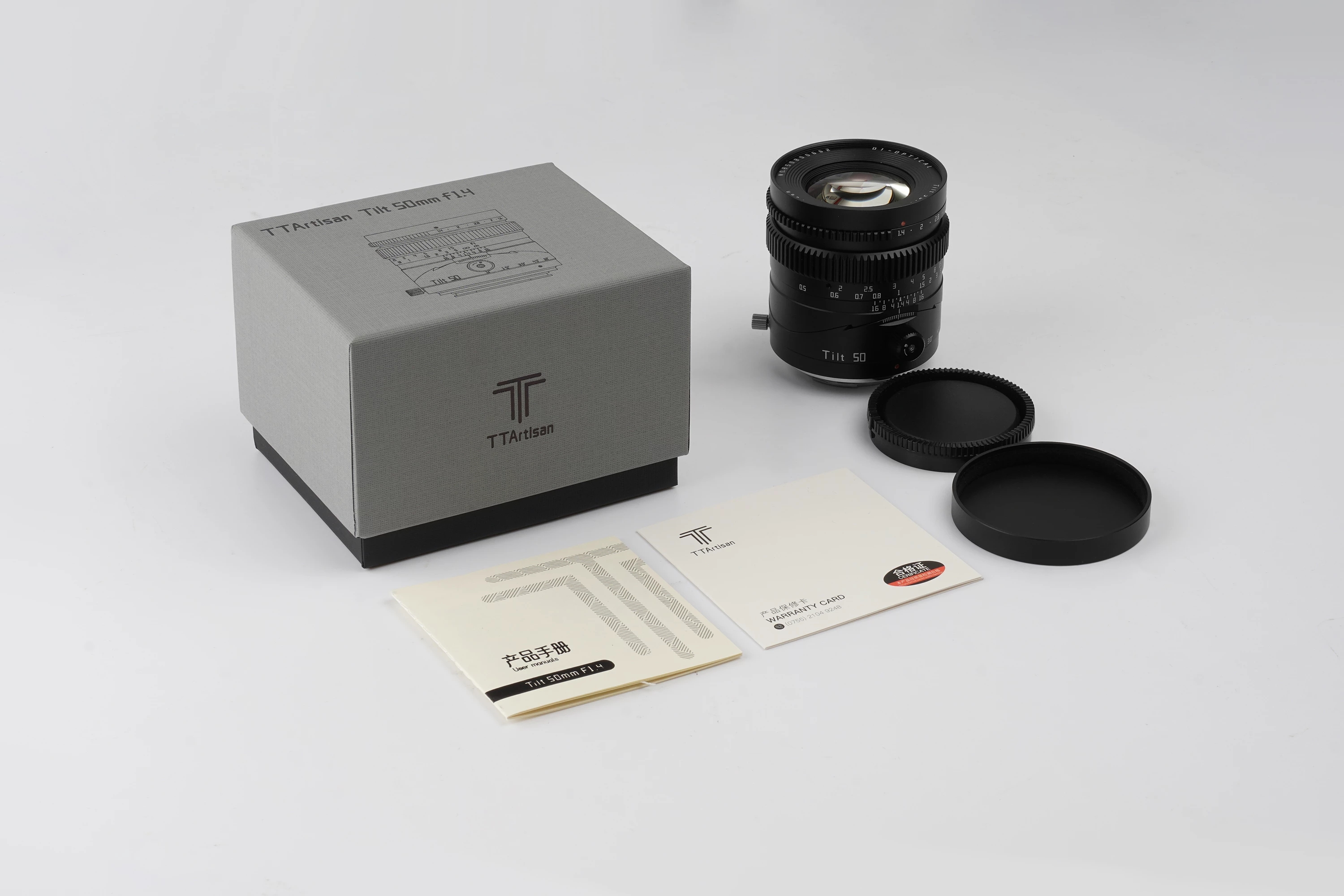 TTartisan Tilt 50mmF1.4レンズフルフレームMFチルトシフトレンズ