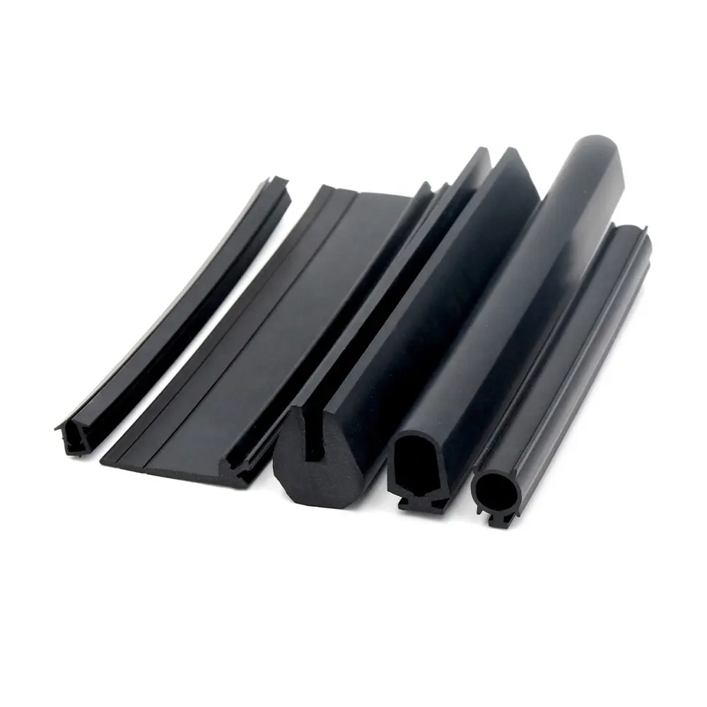 High Quality Customized OEM Rubber Extrusion Profile EPDM SBR Silicone Rubber Extrusion