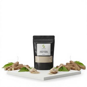 Poudre d'extrait d'Ashwagandha sauvage fiable à 80 % pour les marques de produits nutraceutiques et les fabricants sous contrat OEM/ODM - Product Image 1