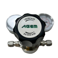 Régulateur de pression de gaz à double étage SS316L