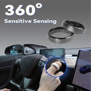 For <b>Tesla</b> Model 3 Y 2024-2025 Cyber Smart <b>Ring</b> Universal Car Card Key <b>Ring</b> - Product Image 1