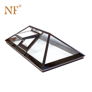 Ventana de techo de tragaluz de aluminio <span class=keywords><strong>abierto</strong></span> oscilante con marco de aleación de aluminio Patrón de apertura vertical para uso en la cocina - Product Image 1