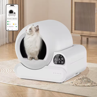 Litière Intelligente OEM pour Chat Grande Capacité 70L, Toilette Automatique Auto-Nettoyante pour Chat, Conception Anti-Pincement Sécurisée, Personnalisation Disponible