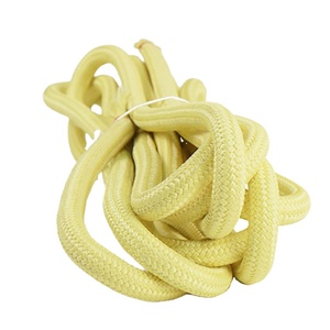 Özelleştirilmiş 1-20mm Çaplı Yüksek Mukavemetli Ateşe Dayanıklı Aramid Halat Örgülü Açık Hava Tırmanma İpi JILI JL-FS Sarı Çok Amaçlı - Product Image 6