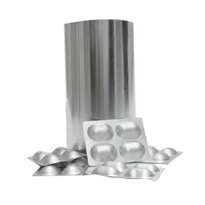 Sortie d'usine en aluminium formage à froid blister feuille pour pharmaceutique blister emballage pilules comprimés capsules