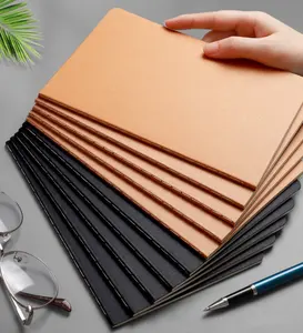Cuaderno de doble espiral de Metal ecológico, cuaderno de bobina con bolígrafo de papel, banda elástica reciclable para regalo de promoción