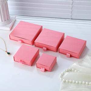 Boîte de rangement pour bijoux de luxe en gros 9x7x3cm, boîte à tiroir coulissant, boîte d'emballage pour flacon de parfum faite à la main, logo personnalisé - Product Image 3