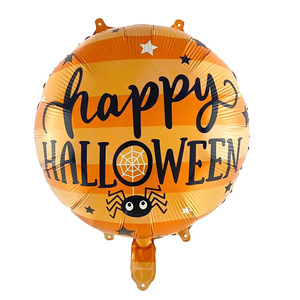 Globo de papel de aluminio Globol de 18 pulgadas, 50 unids/set, globo de Halloween para niños, Letra de feliz Halloween, bruja bonita - Product Image 6