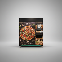 Distributeur automatique de pizzas, distributeur automatique de pizzas à double four entièrement automatique