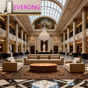 आधुनिक पांच सितारा होटल लॉबी सोफे सेट लक्जरी विला लिविंग रूम फर्नीचर घर लिविंग रूम सोफा बिस्तर अपार्टमेंट लॉबी फर्नीचर सेट करें - Product Image 2