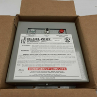 Relais de contrôle de charge automatique de dérivation PLC Bodine BLCD-20X2 Emersoleil pour éclairage industriel, direct usine