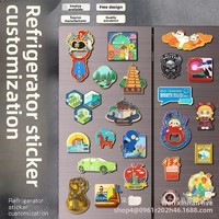 Magnet Kulkas Kreatif Budaya dari Paduan Logam yang Dapat Disesuaikan dengan Logo Kustom untuk Hadiah Promosi Perusahaan Wisatawan.