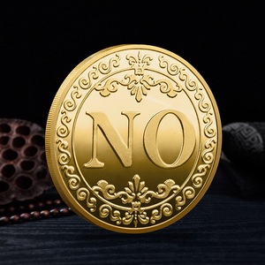 YES or NO <strong>Decision</strong> <strong>Coins</strong> Metal Engraved Gold/Silver Plated Customized Metal Souvenir <strong>Coin</strong> - Product Image 2