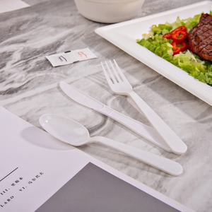 جودة عالية المتاح شوكة بلاستيكية وملعقة الثقيلة مجموعة أدوات المائدة - Product Image 4