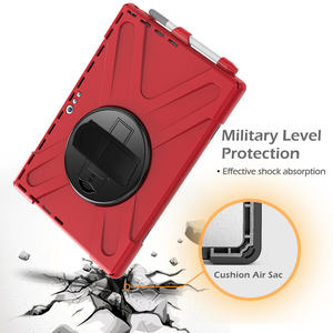 เคสซิลิโคน PC ทนทานขนาด<span class=keywords><strong>12</strong></span>.<span class=keywords><strong>3</strong></span>นิ้ว,พร้อมช่องเสียบปากกาสำหรับ <span class=keywords><strong>Microsoft</strong></span> <span class=keywords><strong>Surface</strong></span> <span class=keywords><strong>Pro</strong></span> 4 5 6 <span class=keywords><strong>7</strong></span>พร้อมขาตั้งและสายคล้องมือแบบยืดหยุ่น - Product Image 5