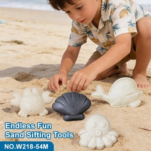Ensemble de jouets de plage marins personnalisés et adorables avec outils de fouille de <span class=keywords><strong>sable</strong></span> et sablier – Essentiels de jeu pour enfants à la mer - Product Image 6