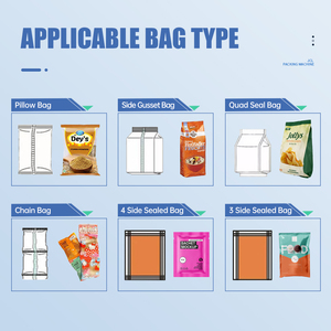 Automatic Multi-Function Popcorn Food Dumpling <strong>Pillow</strong> Bag Pouch Packaging <strong>Machine</strong> Vertical Form Fill Seal Packing <strong>Machine</strong> - Product Image 6