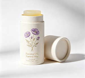 Essential Oil Paper Tube Craft Paper Uncoated Handmade Gold <b>Foil</b> Printing Custom Cosmetic Packaging - Product Image 2