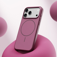 Coque de téléphone magnétique sans fil JOYPORODO B471 avec dos en PC effet seconde peau 2,0 mm et bouton IA pour iPhone 15 Pro, séries 16, 17, 18