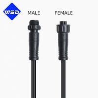 Conector M12 Impermeable IP67, 2P 3P 4P 5P 6P 8P, Macho y Hembra, con Bloqueo de Rosca de Nylon, Arnés de Cables de 300V para Automatización y LED