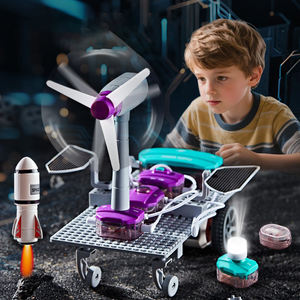 Test de physique blocs de construction STEM éducation jouet 89 expériences projets de bricolage <span class=keywords><strong>Circuit</strong></span> scientifique pour les enfants - Product Image 4