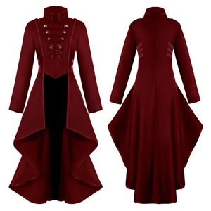 Vestido de Siglo XVIII, Esmoquin Medieval para Mujer, Estilo Victoriano, Renacentista, Barroco, con Solapa y Dobladillo, Top Largo, Ropa Europea, Iglesia - Product Image 5