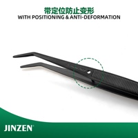 Pince à fil en acier noir et or JINZEN TWE7/TWE8 de haute qualité pour machine à coudre, outil de serrage de fil pour usage industriel