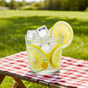 Vaso para beber con estampado de limón ICON <span class=keywords><strong>LIMON</strong></span> Lowball Cónico Taza de 200ml - Product Image 3