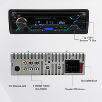 1 DIN Android Car Player untuk CD VCD 6-CH RCA 50Wx4 untuk Stereo SD Card USB TF-Slot 7 Warna Lampu Harga Pabrik Langsung