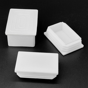 Plastic <b>Square</b> Tube Plug 40x60mm Non Slip Foot Pad For Furniture Protection - Product Image 3