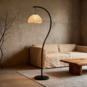 Modern Nordic <b>LED</b> E27 Base <b>Corner</b> Standing Floor Lamp with Adjustable Height and Three-Color Dimmable <b>Light</b> - Product Image 4